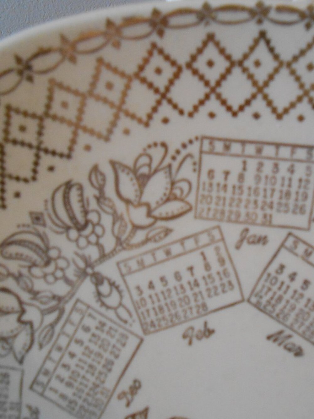 Calendar Plate 1963 - Picture 3 of 4